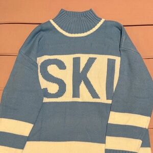 Striped Ski Sweater